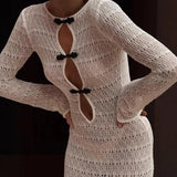 Jolene Crochet Lace Backless Maxi Dress