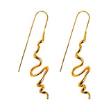 Lynn Abstract Spiral Hook Earrings