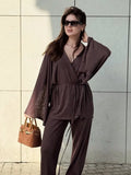 Madalena Gauze Lounge Pajama Set