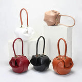 Alma Leather Mini Dumpling Bags