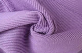 Taye Choker Off the Shoulder Purple Knit Top