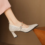 Veronica Perforated MaryJane Pump