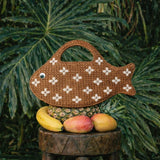 Defina Fish Crochet Clutch Bag