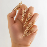 Persian Motif Finger Nail Rings