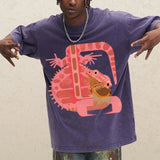 Abstract Lizard Print T-Shirts