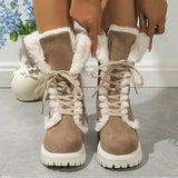 Jordie Fur Lined Combat Boots