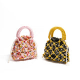 Alfe Spring Floral Print Mini Net Bag