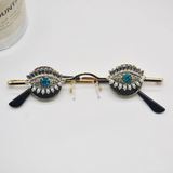 Crystal Embellished Sunglasses - 6 Styles