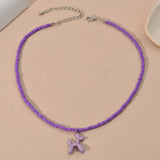 Colorful Poodle Pendant Necklaces