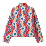 Lorie Retro Floral Quilted Cardigan Coat