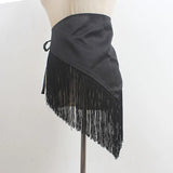 Silk Embroidery Tassel Cummerbund Belt