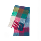 Lilith Plaid Cashmere Wool Scarves