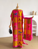 Lorna Scarf Dress & Shawl Set