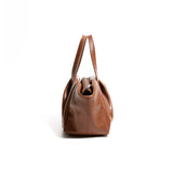 Rumi Vintage Faux Leather Hobo Bag