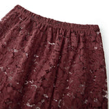 Catherina Floral Lace Maxi Skirt