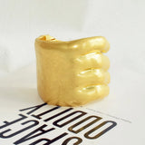Lilithe Sculptural Hand Cuff Bracelet