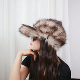 Anouk Luxe Faux Fur Baseball Hat
