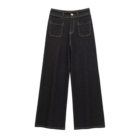 Finley Retro High Rise Dark Denim Jeans