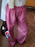 Carrie Casual Striped Boxer Pants
