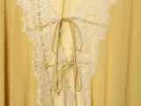 Solene Lace Trim Robe Blouse