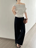 Maxim Off the Shoulder Boat Neck Top