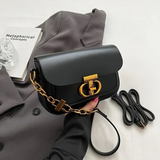 Damian Golden Lock Flap Bag