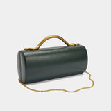 Sakari Golden Snake Figure Handle Knuckle Clutch