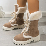 Jordie Fur Lined Combat Boots