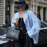 Herin Basic Oversized Dress Shirts