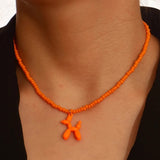 Colorful Poodle Pendant Necklaces