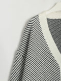 Daviana Herringbone Cardigan