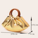 Estella Sculpted Ring Handle Bag