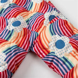 Lorie Retro Floral Quilted Cardigan Coat