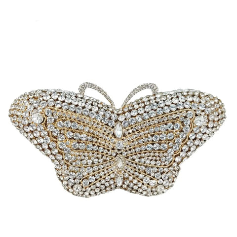 Kori Crystal Butterfly  Evening Clutch Bag