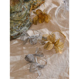 Lamari Metal Grid Flower Hoop Earrings