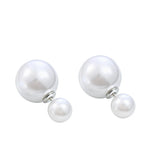 Two Way Pearl Stud Earrings