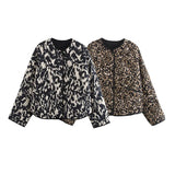 Keith Leopard Light Quilted Jackets