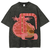 Abstract Lizard Print T-Shirts