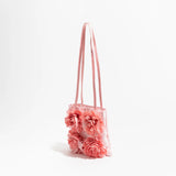 Solana Charmeuse Satin Rosette Mini Bag