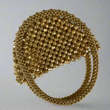 Margot Metallic Beaded Half-moon Mini Tote