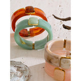 Jasmine Acrylic Wide Bracelet Bangle