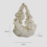 LIna Polka Dot Ruffle Scrunch Shoulder Bag