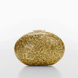 Nynne Oval Shell Acrylic Clutch