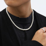 Mona Classic Pearl Chokers Necklaces