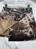 Paloma Cowhide Prints Wrap Mini Skirts