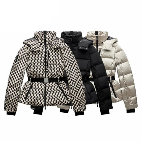 Rafael Belted Cotton Padding Jacket