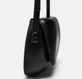 Zuri Faux Leather Mini Saddle Bag