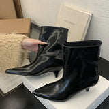 Leonor Kitten Heel Ankle Boots