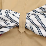 Elin Retro Scarf Belted Trench Jacket