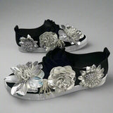 Edwina Floral Applique Casual Sneakers